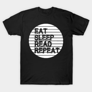 Eat Sleep Read Repeat T-Shirt